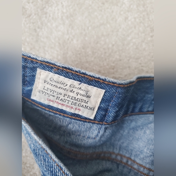 Levi's wedgie straight fit jeans light medium wash blue - Picture 3 of 9